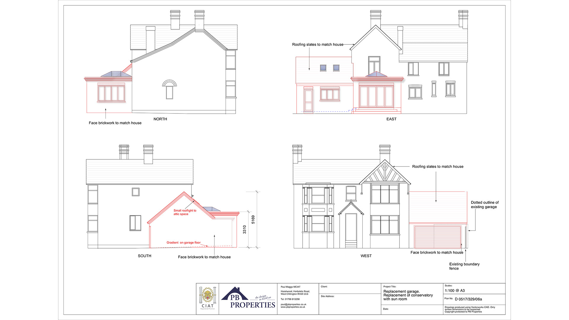 Planning Application for a Conservatory with Sun Room