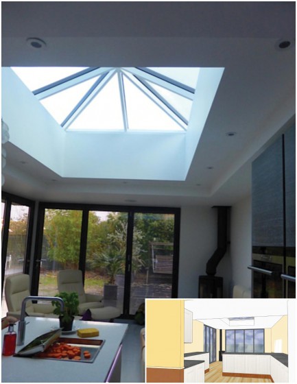 Roof Lantern Internal View By PB Properties
