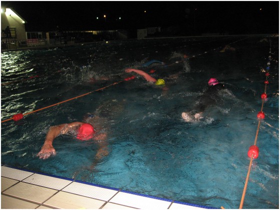 Paul Maggs Swimming for Steyning Athletic Club. Channel Swim, Long Distance Swim Events